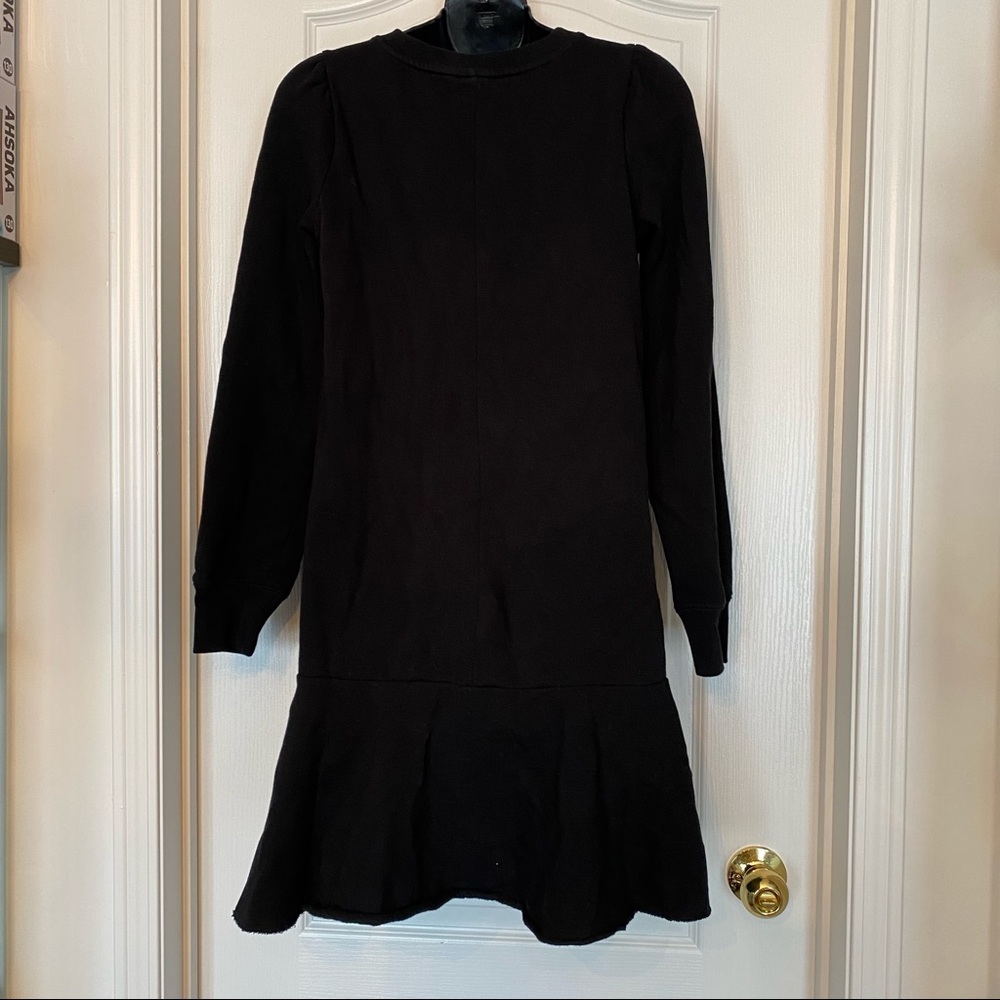 NWOT Gap Sweatshirt Flounce Hem Dress - Picture 2 of 8
